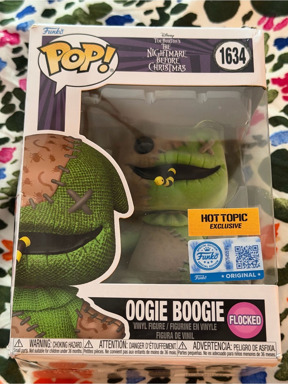 Funko POP! Oogie Boogie Flocked Vinyl Figure - Green